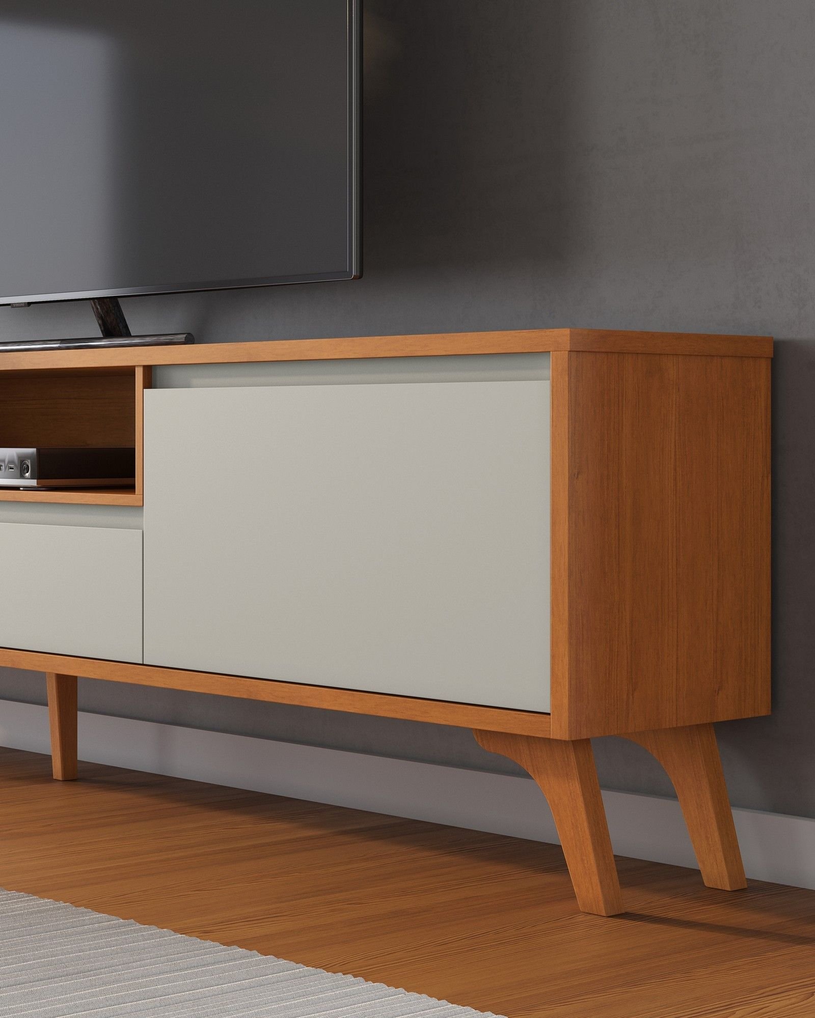 Rack Vertex Naturalle e Off White Design Moderno | Madeira Mania