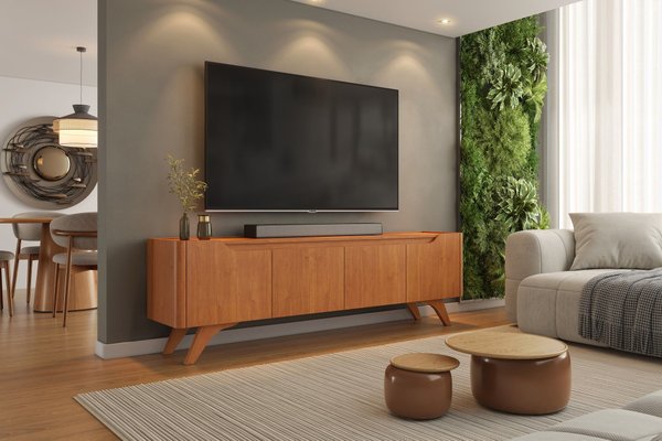 Rack para TV Atenas Montado 180 cm Naturalle Mavaular