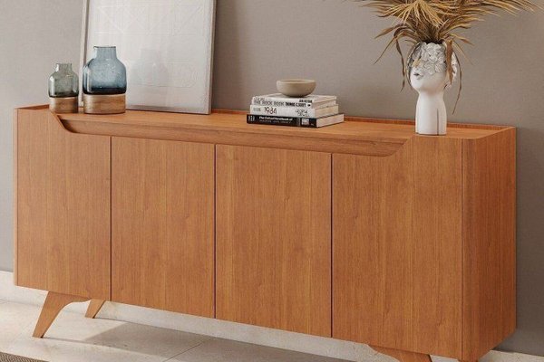 Buffet Atenas 180 cm 4 Portas Naturalle Mavaular