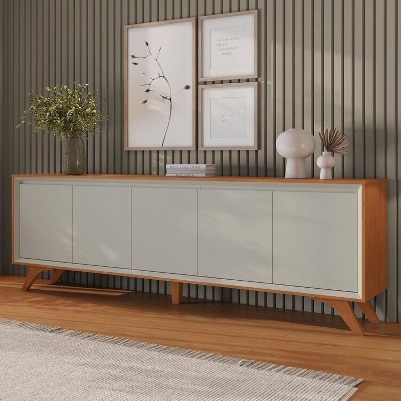 Buffet Premium 223,2 cm Off White/Naturalle Mavaular