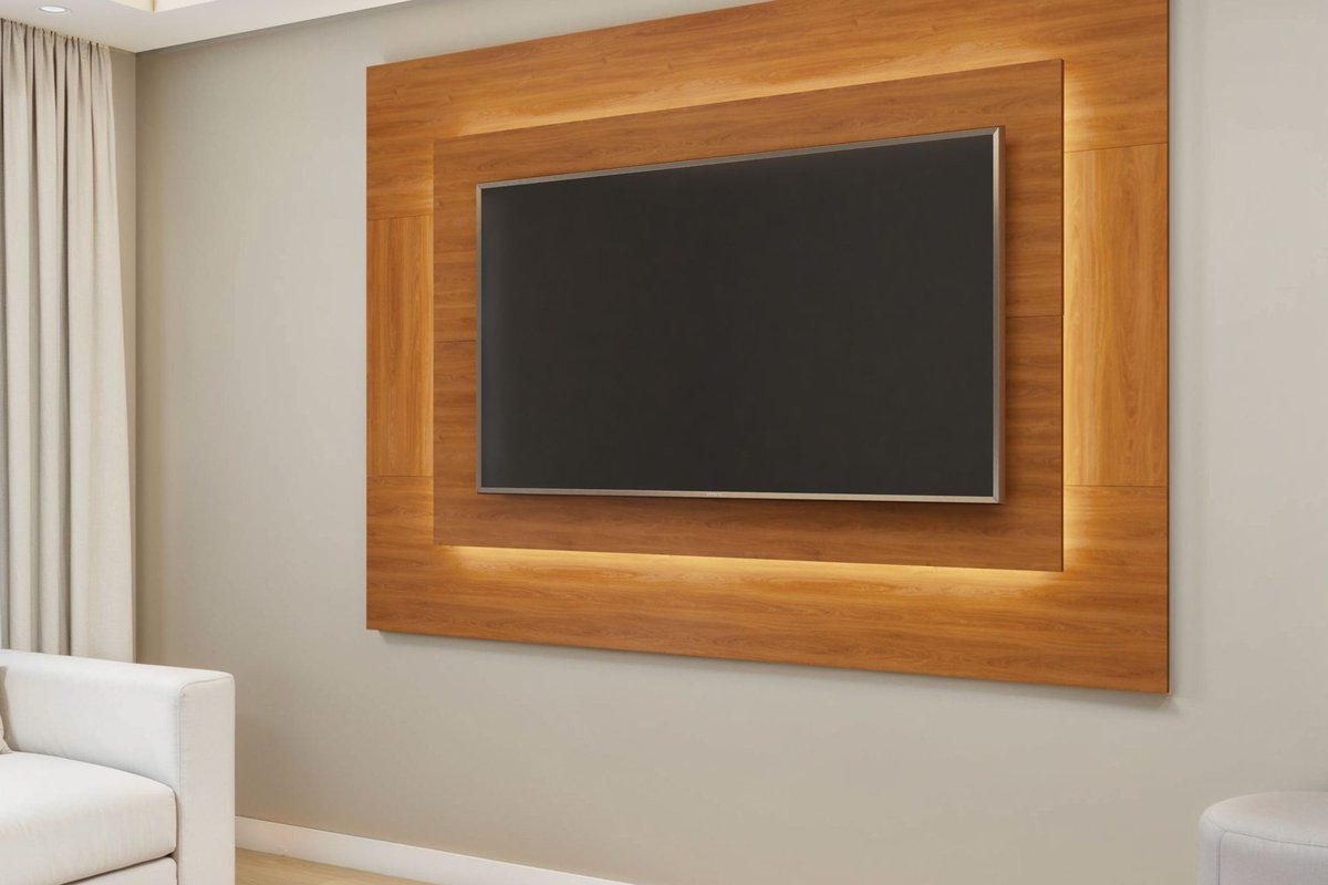 Painel para TV Atenas 180 cm Naturalle Mavaular