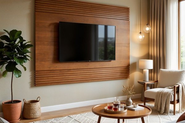 Painel para TV Sevilha 162 cm Naturalle Mavaular
