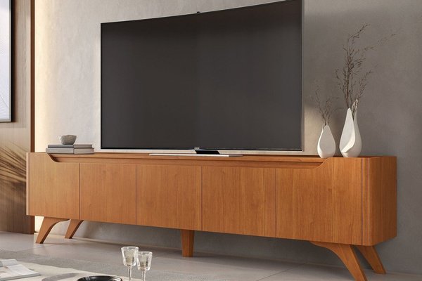 Rack para TV Atenas 220 cm Naturalle Mavaular